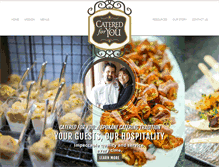Tablet Screenshot of catered4you.com